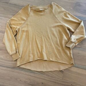 Aerie Mustard Yellow Sweatshirt